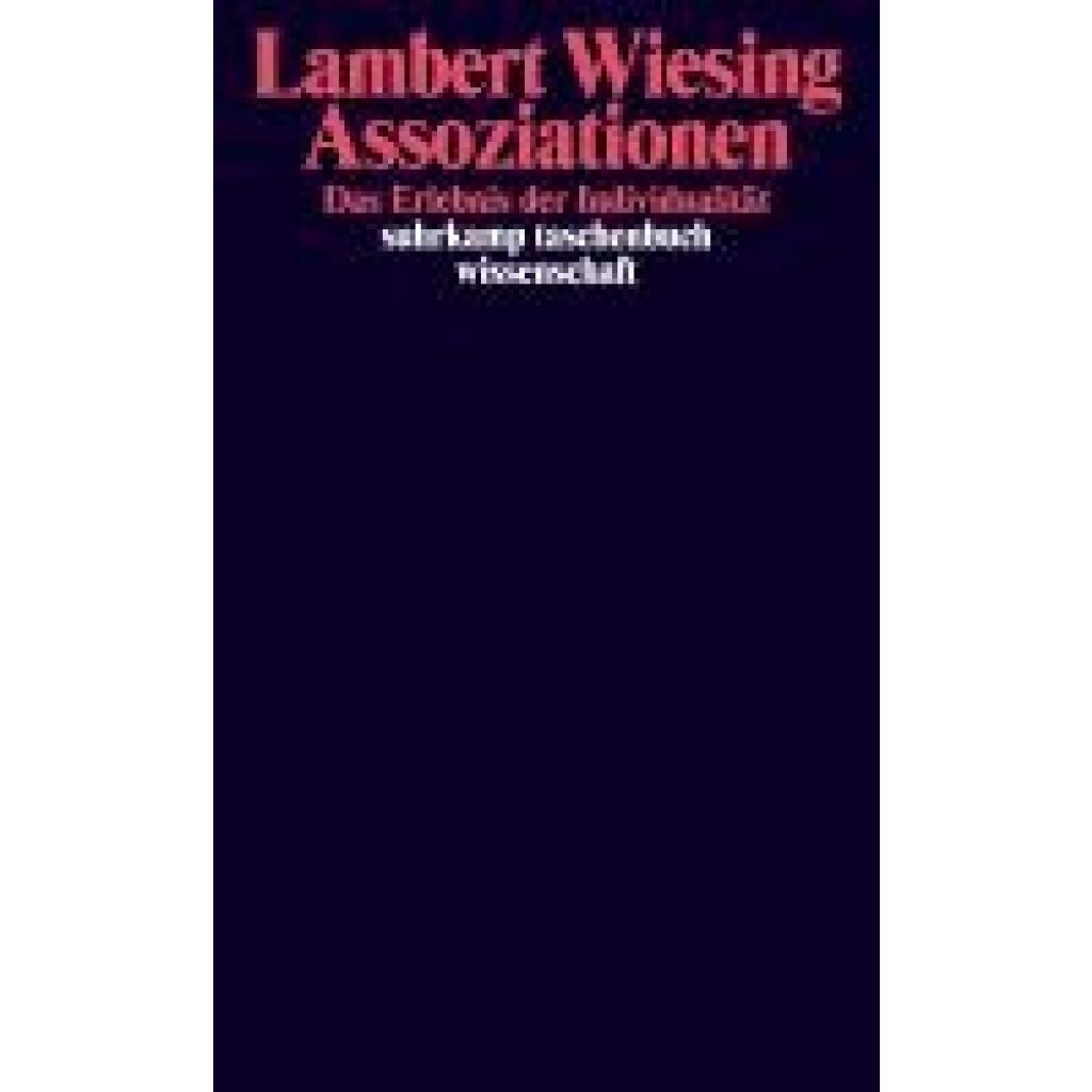 9783518300572 - Wiesing Lambert Assoziationen