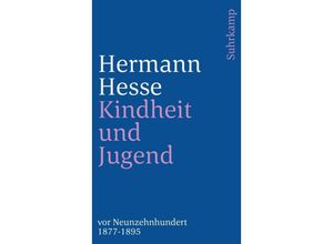 9783518375020 - Kindheit und Jugend vor Neunzehnhundert - Hermann Hesse Kartoniert (TB)