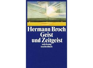 9783518392027 - Geist und Zeitgeist - Hermann Broch Taschenbuch