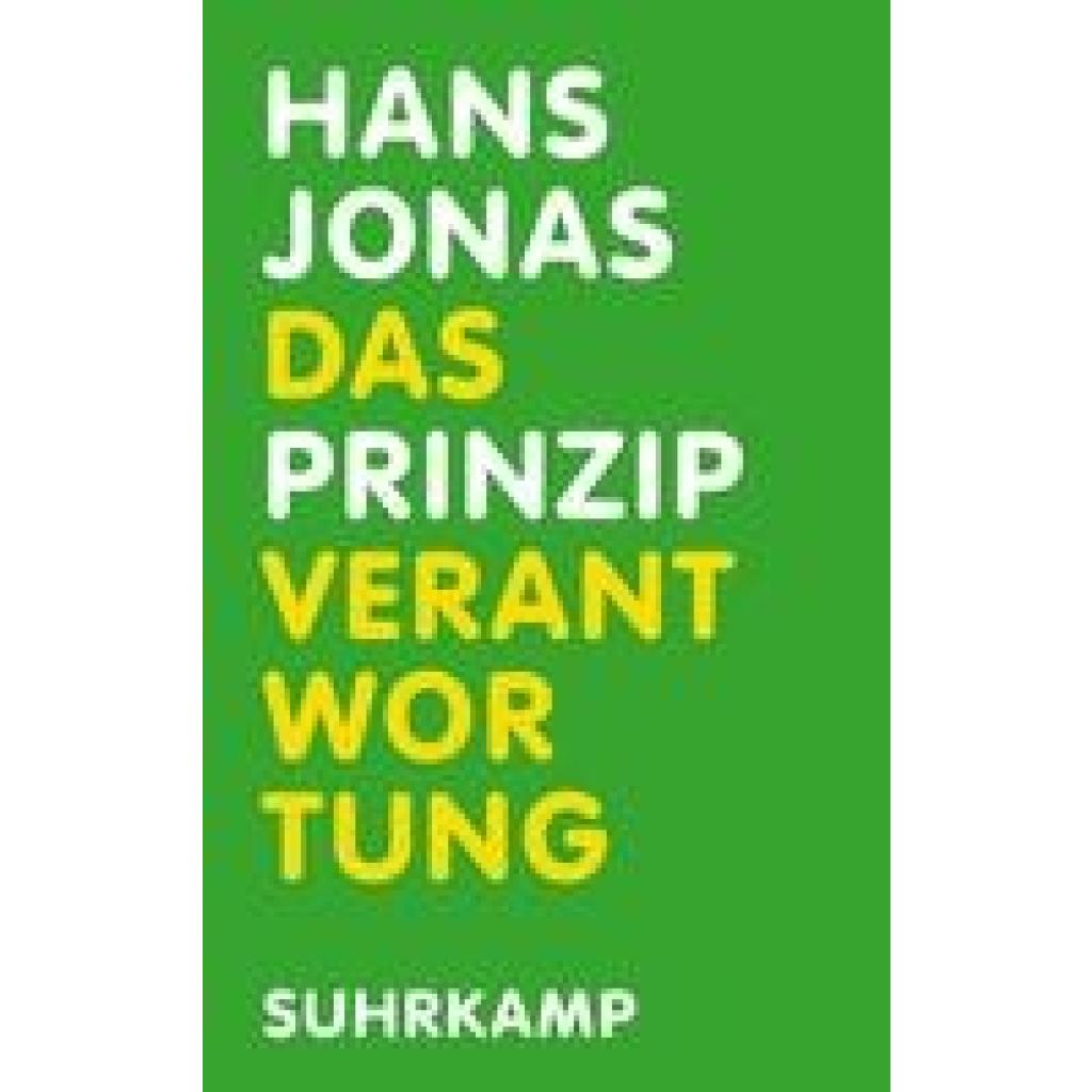 9783518429549 - Das Prinzip Verantwortung - Hans Jonas Kartoniert (TB)