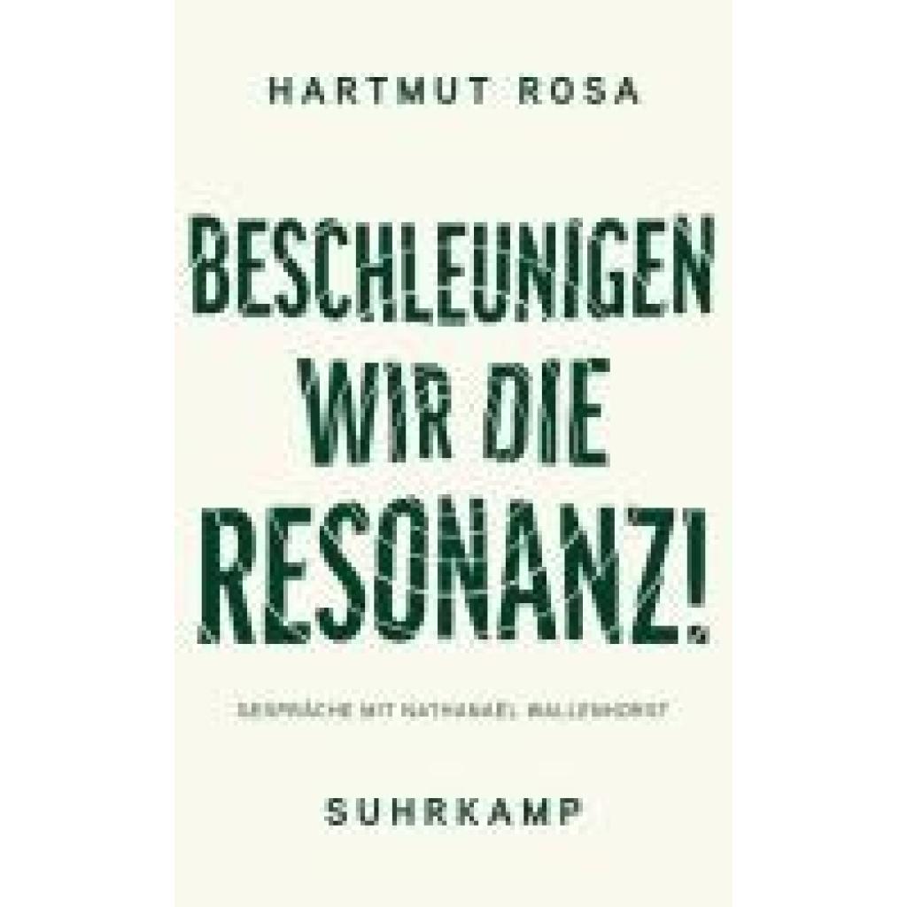 9783518473566 - Rosa Hartmut Beschleunigen wir die Resonanz!