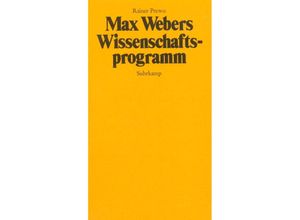 9783518575109 - Max Webers Wissenschaftsprogramm - Rainer Prewo Kartoniert (TB)