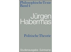 9783518585290 - Philosophische Texte Studienausgabe 5 Bde 4 Politische Theorie - Jürgen Habermas Kartoniert (TB)