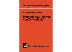 9783519001225 - Methoden zur Analyse von Zeitverläufen - P Mitter Kartoniert (TB)