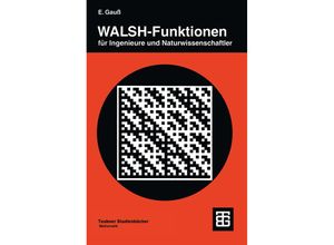 9783519020998 - Teubner Studienbücher Mathematik   WALSH-Funktionen für Ingenieure und Naturwissenschaftler - Eugen Gauß Kartoniert (TB)