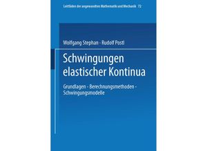 9783519023777 - Schwingungen elastischer Kontinua - Wolfgang Stephan Rudolf Postl Gebunden