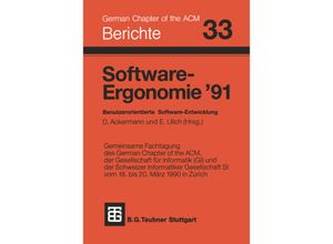 9783519026747 - Software-Ergonomie 91 Kartoniert (TB)