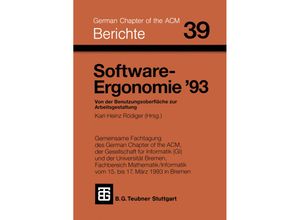 9783519026808 - Software-Ergonomie 93 Kartoniert (TB)