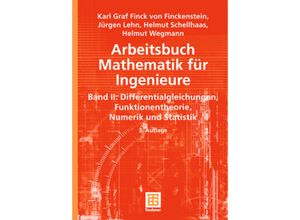 9783519029724 - Differentialgleichungen Funktionentheorie Numerik und Statistik - Karl Graf Finck von Finckenstein Jürgen Lehn Helmut Schellhaas Helmut Wegmann Kartoniert (TB)