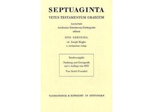 9783525534366 - Septuaginta Vetus Testamentum Graecum   Band 0161N   Septuaginta Nachtrag zu Band 161 Kartoniert (TB)