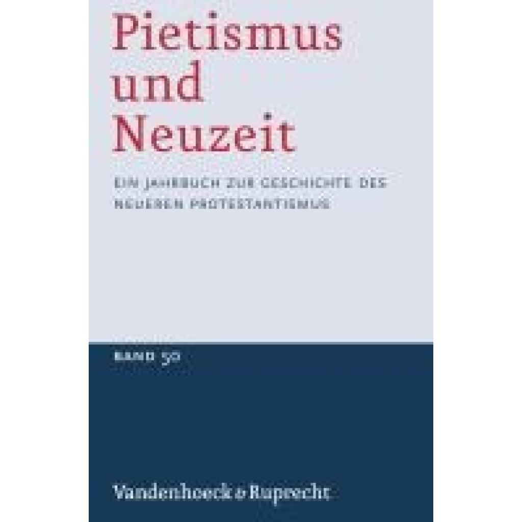 9783525559178 - Pietismus und Neuzeit Band 50 - 2024