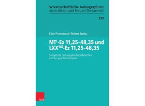 9783525560839 - MTL-Ez 1125-4835 und LXX967-Ez 1125-4835 - Karin Finsterbusch Norbert Jacoby Gebunden