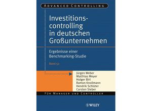 9783527502615 - Investitionscontrolling in deutschen Großunternehmen - Jürgen Weber Matthias Meyer Holger Birl Ramon Knollmann Hendrik Schlüter Carsten Sieber Kartoniert (TB)