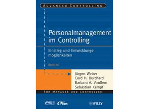 9783527505760 - Personalmanagement im Controlling - Jürgen Weber Cord H Burchard Barbara A Voußem Kartoniert (TB)