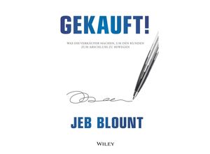 9783527510481 - Gekauft! - Jeb Blount Gebunden