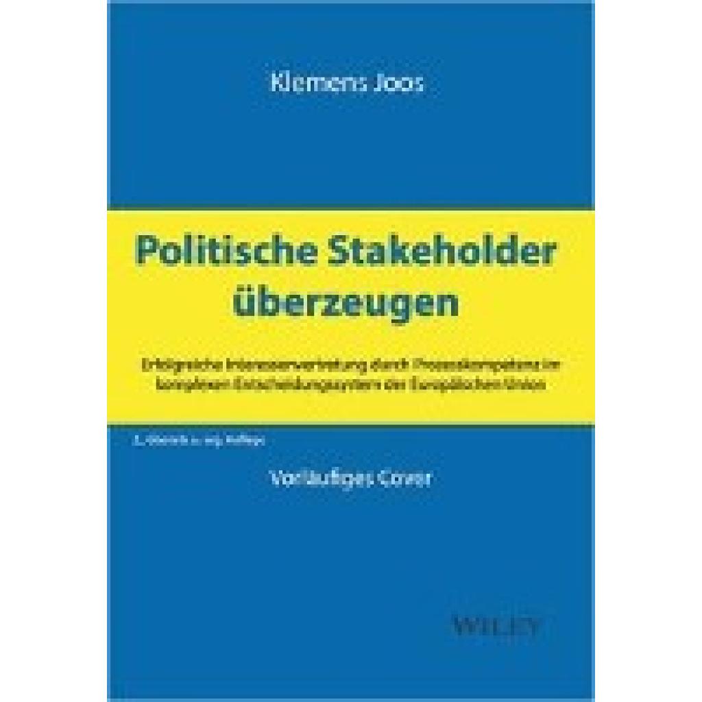 9783527511372 - Joos Klemens Politische Stakeholder überzeugen