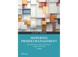 9783527530571 - Modernes Projektmanagement - Holger Timinger Kartoniert (TB)