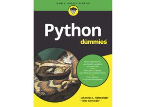 9783527714148 - Python für Dummies - Johannes C Hofmeister Horst Schneider Kartoniert (TB)