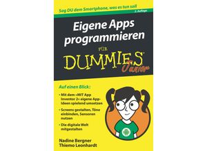 9783527715961 - Eigene Apps programmieren für Dummies Junior - Nadine Bergner Thiemo Leonhardt Kartoniert (TB)