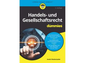 9783527718955 - Handels- und Gesellschaftsrecht für Dummies - André Niedostadek Kartoniert (TB)