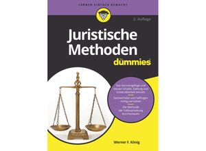 9783527720729 - für Dummies   Juristische Methoden für Dummies - Werner König Kartoniert (TB)