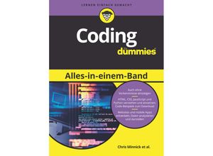 9783527721085 - Coding Alles-in-einem-Band für Dummies - Chris Minnick Eva Holland Nikhil Abraham John Paul Mueller Luca Massaron Barry Burd Kartoniert (TB)