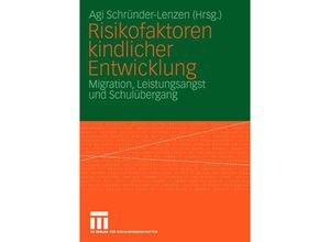 9783531148441 - Risikofelder kindlicher Entwicklung im Grundschulalter Kartoniert (TB)