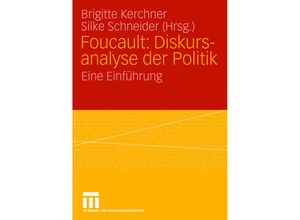 9783531152400 - Foucault Diskursanalyse der Politik Kartoniert (TB)