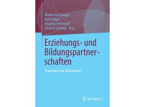 9783531185583 - Erziehungs- und Bildungspartnerschaften Kartoniert (TB)