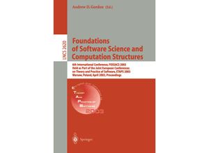 9783540008972 - Foundations of Software Science and Computational Structures Kartoniert (TB)