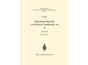 9783540041283 - Präzisions- und Approximationsmathematik - Felix Klein Leinen