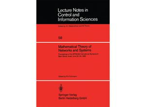 9783540131687 - Mathematical Theory of Networks and Systems Kartoniert (TB)