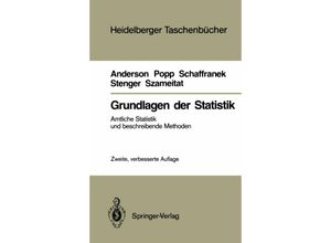 9783540186892 - Grundlagen der Statistik - Oskar Anderson Werner Popp Manfred Schaffranek Horst Stenger Klaus Szameitat Taschenbuch