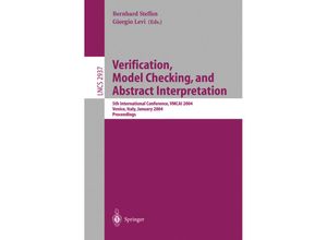 9783540208037 - Verification Model Checking and Abstract Interpretation Kartoniert (TB)