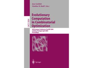 9783540213673 - Evolutionary Computation in Combinatorial Optimization Kartoniert (TB)