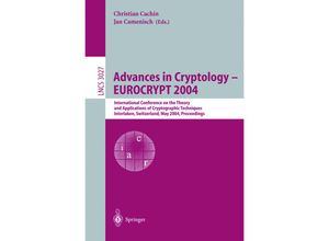 9783540219354 - Advances in Cryptology - EUROCRYPT 2004 Kartoniert (TB)