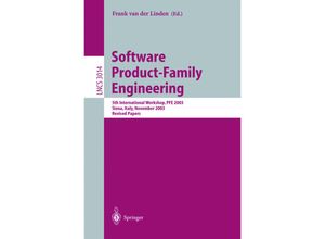 9783540219415 - Software Product-Family Engineering Kartoniert (TB)