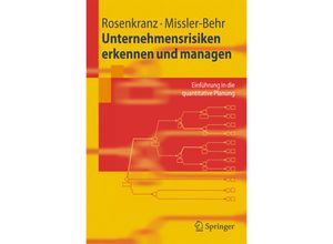 9783540245070 - Unternehmensrisiken erkennen und managen - Friedrich Rosenkranz Magdalena Mißler-Behr Kartoniert (TB)