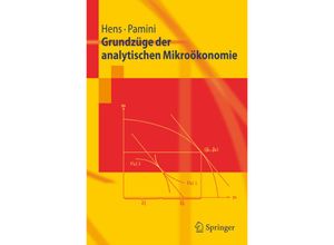 9783540281573 - Springer-Lehrbuch   Grundzüge der analytischen Mikroökonomie - Thorsten Hens Paolo Pamini Kartoniert (TB)