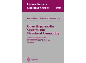 9783540410843 - Open Hypermedia Systems and Structural Computing Kartoniert (TB)