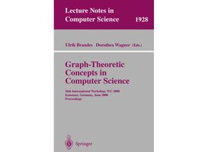 9783540411833 - Graph-Theoretic Concepts in Computer Science Kartoniert (TB)