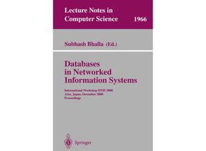 9783540413950 - Databases in Networked Information Systems Kartoniert (TB)