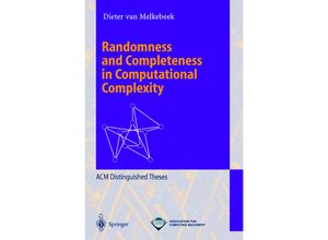 9783540414926 - Randomness and Completeness in Computational Complexity - Dieter van Melkebeek Kartoniert (TB)