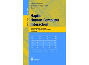 9783540423560 - Haptic Human-Computer Interaction Kartoniert (TB)