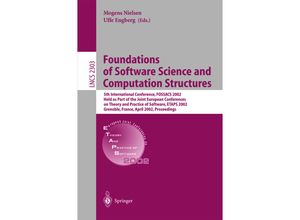 9783540433668 - Foundations of Software Science and Computation Structures Kartoniert (TB)