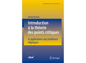 9783540596196 - Introduction à la théorie des points critiques - Otared Kavian Kartoniert (TB)