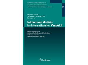 9783540777694 - Intramurale Medizin im internationalen Vergleich Kartoniert (TB)