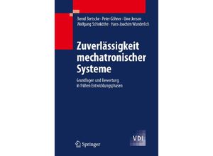 9783540850892 - VDI-Buch   Zuverlässigkeit mechatronischer Systeme - Bernd Bertsche Peter Göhner Uwe Jensen Wolfgang Schinköthe Hans-Joachim Wunderlich Gebunden