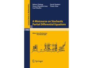 9783540859932 - A Minicourse on Stochastic Partial Differential Equations - Robert C Dalang Davar Khoshnevisan Carl Mueller David Nualart Yimin Xiao Kartoniert (TB)