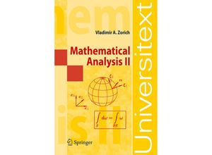 9783540874539 - Universitext   Mathematical Analysis IIVol2 - V A Zorich Kartoniert (TB)